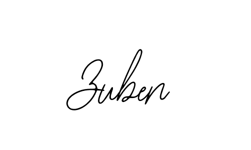 How to make Zuben signature? Bearetta-2O07w is a professional autograph style. Create handwritten signature for Zuben name. Zuben signature style 12 images and pictures png