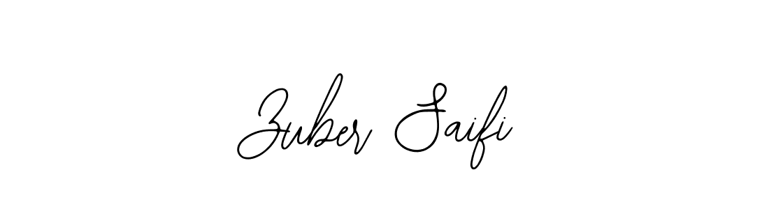 Create a beautiful signature design for name Zuber Saifi. With this signature (Bearetta-2O07w) fonts, you can make a handwritten signature for free. Zuber Saifi signature style 12 images and pictures png