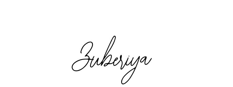 You should practise on your own different ways (Bearetta-2O07w) to write your name (Zuberiya) in signature. don't let someone else do it for you. Zuberiya signature style 12 images and pictures png