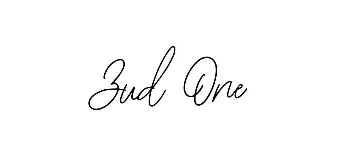 Make a beautiful signature design for name Zud One. Use this online signature maker to create a handwritten signature for free. Zud One signature style 12 images and pictures png