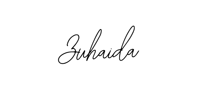 Create a beautiful signature design for name Zuhaida. With this signature (Bearetta-2O07w) fonts, you can make a handwritten signature for free. Zuhaida signature style 12 images and pictures png
