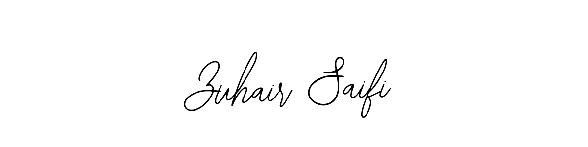 Use a signature maker to create a handwritten signature online. With this signature software, you can design (Bearetta-2O07w) your own signature for name Zuhair Saifi. Zuhair Saifi signature style 12 images and pictures png