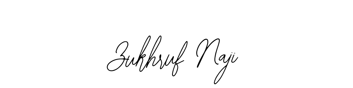 Make a beautiful signature design for name Zukhruf Naji. Use this online signature maker to create a handwritten signature for free. Zukhruf Naji signature style 12 images and pictures png