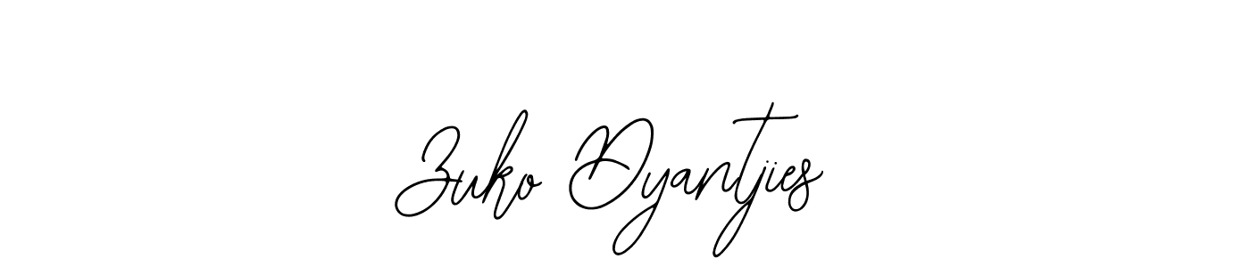 The best way (Bearetta-2O07w) to make a short signature is to pick only two or three words in your name. The name Zuko Dyantjies include a total of six letters. For converting this name. Zuko Dyantjies signature style 12 images and pictures png