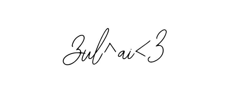 Create a beautiful signature design for name Zul^ai<3. With this signature (Bearetta-2O07w) fonts, you can make a handwritten signature for free. Zul^ai<3 signature style 12 images and pictures png