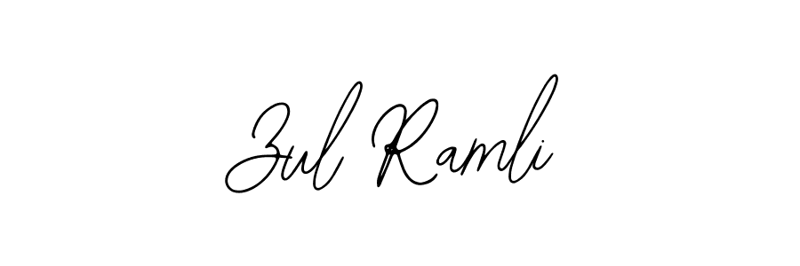 The best way (Bearetta-2O07w) to make a short signature is to pick only two or three words in your name. The name Zul Ramli include a total of six letters. For converting this name. Zul Ramli signature style 12 images and pictures png