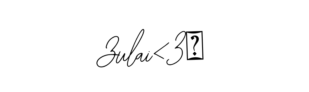 You should practise on your own different ways (Bearetta-2O07w) to write your name (Zulai<3▪) in signature. don't let someone else do it for you. Zulai<3▪ signature style 12 images and pictures png