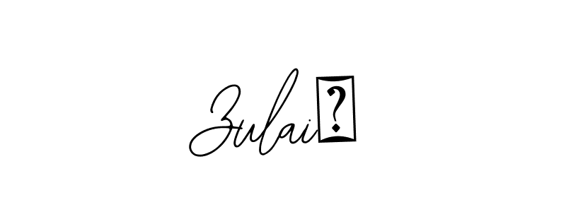 Design your own signature with our free online signature maker. With this signature software, you can create a handwritten (Bearetta-2O07w) signature for name Zulai♡. Zulai♡ signature style 12 images and pictures png