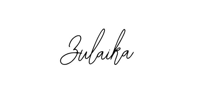 The best way (Bearetta-2O07w) to make a short signature is to pick only two or three words in your name. The name Zulaika include a total of six letters. For converting this name. Zulaika signature style 12 images and pictures png