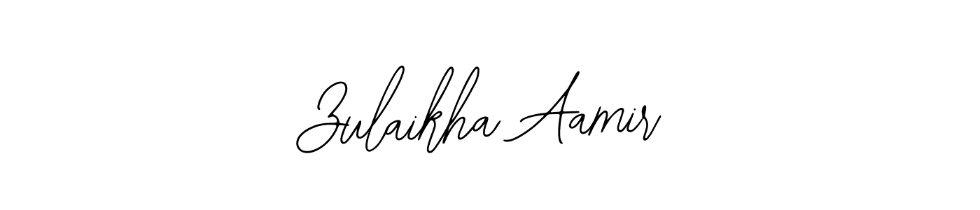 You can use this online signature creator to create a handwritten signature for the name Zulaikha Aamir. This is the best online autograph maker. Zulaikha Aamir signature style 12 images and pictures png