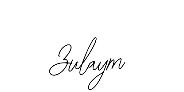 How to make Zulaym name signature. Use Bearetta-2O07w style for creating short signs online. This is the latest handwritten sign. Zulaym signature style 12 images and pictures png