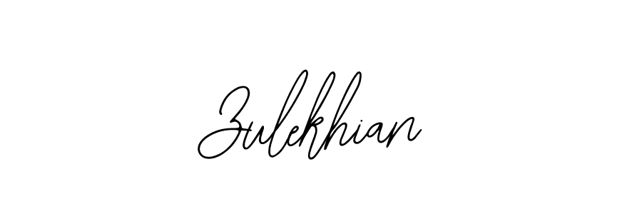 Also we have Zulekhian name is the best signature style. Create professional handwritten signature collection using Bearetta-2O07w autograph style. Zulekhian signature style 12 images and pictures png