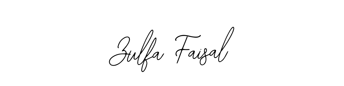 How to make Zulfa Faisal signature? Bearetta-2O07w is a professional autograph style. Create handwritten signature for Zulfa Faisal name. Zulfa Faisal signature style 12 images and pictures png