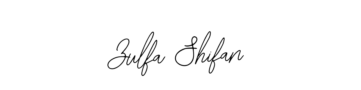 It looks lik you need a new signature style for name Zulfa Shifan. Design unique handwritten (Bearetta-2O07w) signature with our free signature maker in just a few clicks. Zulfa Shifan signature style 12 images and pictures png