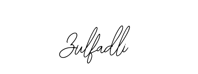 How to make Zulfadli name signature. Use Bearetta-2O07w style for creating short signs online. This is the latest handwritten sign. Zulfadli signature style 12 images and pictures png