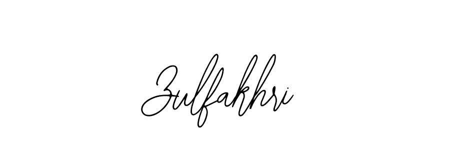 How to make Zulfakhri name signature. Use Bearetta-2O07w style for creating short signs online. This is the latest handwritten sign. Zulfakhri signature style 12 images and pictures png