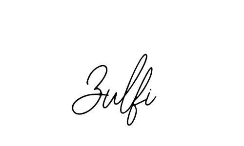 How to make Zulfi name signature. Use Bearetta-2O07w style for creating short signs online. This is the latest handwritten sign. Zulfi signature style 12 images and pictures png