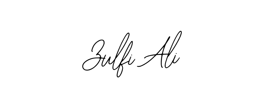 Also You can easily find your signature by using the search form. We will create Zulfi Ali name handwritten signature images for you free of cost using Bearetta-2O07w sign style. Zulfi Ali signature style 12 images and pictures png