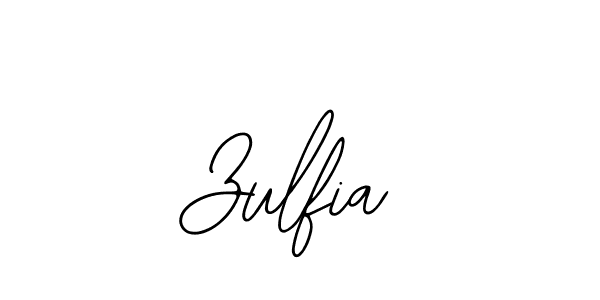 How to make Zulfia name signature. Use Bearetta-2O07w style for creating short signs online. This is the latest handwritten sign. Zulfia signature style 12 images and pictures png