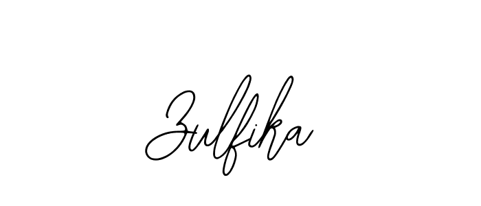 The best way (Bearetta-2O07w) to make a short signature is to pick only two or three words in your name. The name Zulfika include a total of six letters. For converting this name. Zulfika signature style 12 images and pictures png