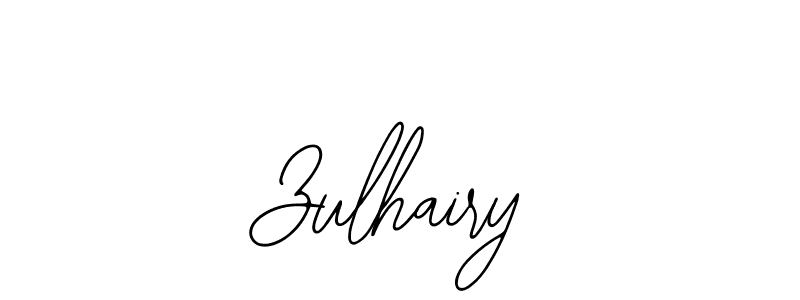 Design your own signature with our free online signature maker. With this signature software, you can create a handwritten (Bearetta-2O07w) signature for name Zulhairy. Zulhairy signature style 12 images and pictures png