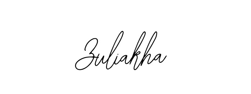 Make a beautiful signature design for name Zuliakha. Use this online signature maker to create a handwritten signature for free. Zuliakha signature style 12 images and pictures png