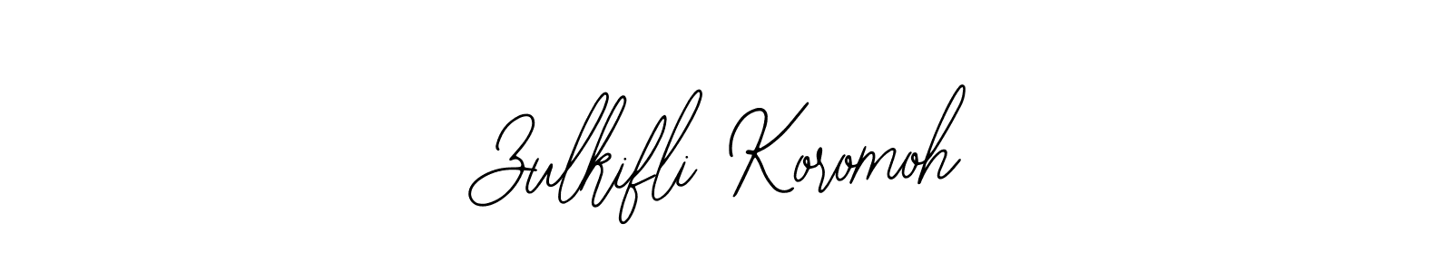 Make a beautiful signature design for name Zulkifli Koromoh. Use this online signature maker to create a handwritten signature for free. Zulkifli Koromoh signature style 12 images and pictures png