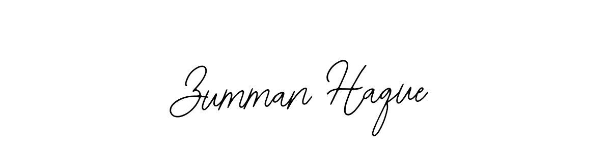 Make a beautiful signature design for name Zumman Haque. With this signature (Bearetta-2O07w) style, you can create a handwritten signature for free. Zumman Haque signature style 12 images and pictures png