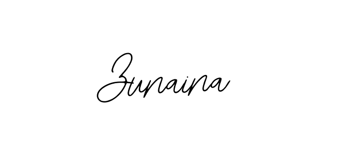 Zunaina stylish signature style. Best Handwritten Sign (Bearetta-2O07w) for my name. Handwritten Signature Collection Ideas for my name Zunaina. Zunaina signature style 12 images and pictures png