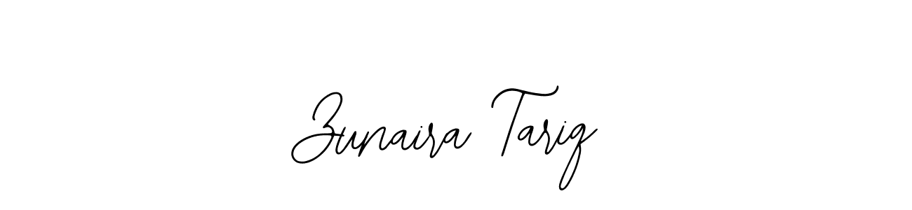 How to make Zunaira Tariq signature? Bearetta-2O07w is a professional autograph style. Create handwritten signature for Zunaira Tariq name. Zunaira Tariq signature style 12 images and pictures png