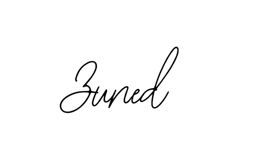 How to make Zuned signature? Bearetta-2O07w is a professional autograph style. Create handwritten signature for Zuned name. Zuned signature style 12 images and pictures png
