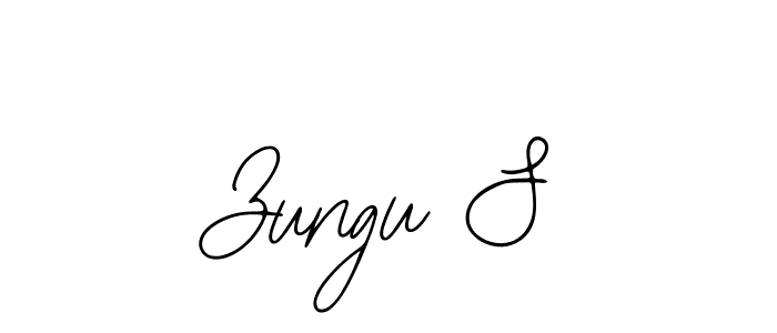 The best way (Bearetta-2O07w) to make a short signature is to pick only two or three words in your name. The name Zungu S include a total of six letters. For converting this name. Zungu S signature style 12 images and pictures png