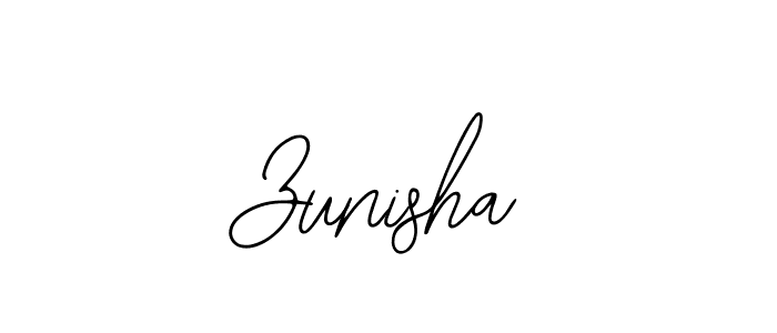 Zunisha stylish signature style. Best Handwritten Sign (Bearetta-2O07w) for my name. Handwritten Signature Collection Ideas for my name Zunisha. Zunisha signature style 12 images and pictures png