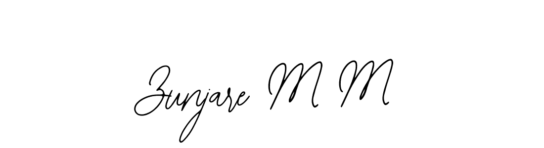 Once you've used our free online signature maker to create your best signature Bearetta-2O07w style, it's time to enjoy all of the benefits that Zunjare M M name signing documents. Zunjare M M signature style 12 images and pictures png