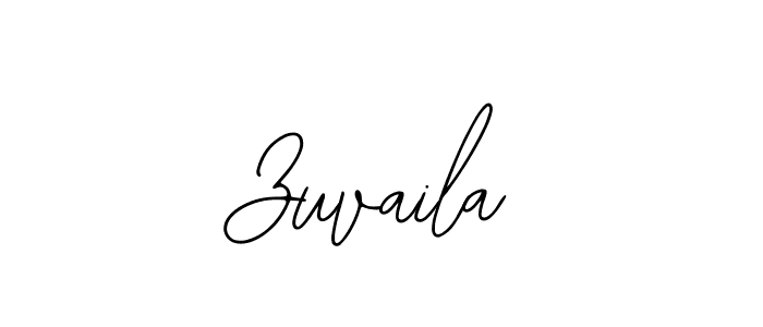 How to make Zuvaila name signature. Use Bearetta-2O07w style for creating short signs online. This is the latest handwritten sign. Zuvaila signature style 12 images and pictures png