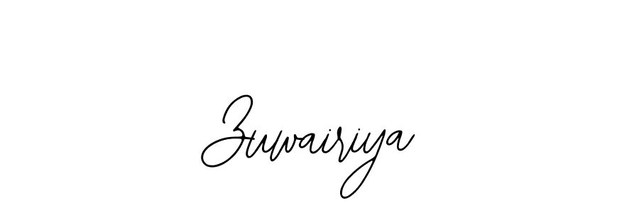 Zuwairiya stylish signature style. Best Handwritten Sign (Bearetta-2O07w) for my name. Handwritten Signature Collection Ideas for my name Zuwairiya. Zuwairiya signature style 12 images and pictures png