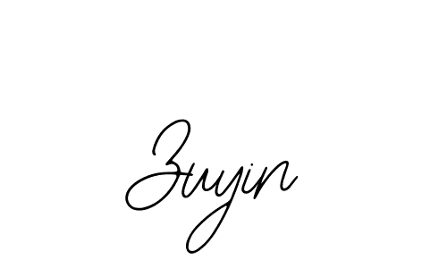 You should practise on your own different ways (Bearetta-2O07w) to write your name (Zuyin) in signature. don't let someone else do it for you. Zuyin signature style 12 images and pictures png