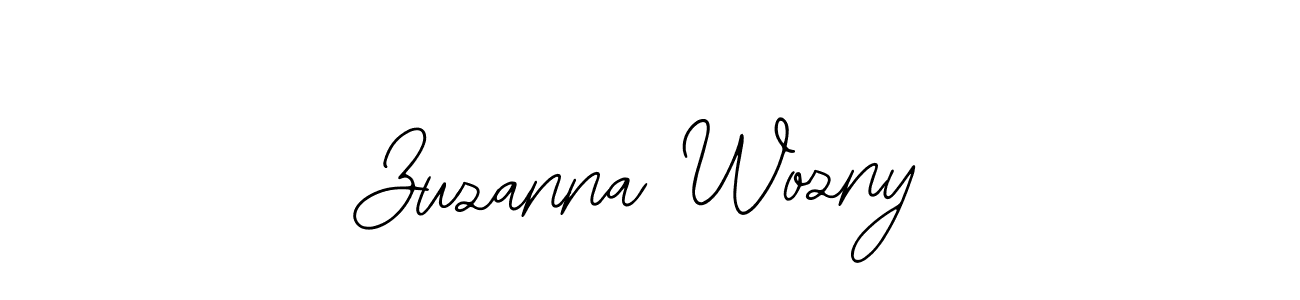 The best way (Bearetta-2O07w) to make a short signature is to pick only two or three words in your name. The name Zuzanna Wozny include a total of six letters. For converting this name. Zuzanna Wozny signature style 12 images and pictures png