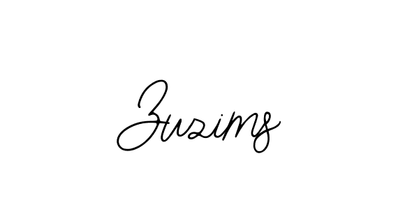 Zuzims stylish signature style. Best Handwritten Sign (Bearetta-2O07w) for my name. Handwritten Signature Collection Ideas for my name Zuzims. Zuzims signature style 12 images and pictures png