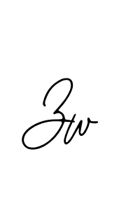 You should practise on your own different ways (Bearetta-2O07w) to write your name (Zw) in signature. don't let someone else do it for you. Zw signature style 12 images and pictures png