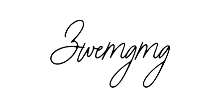 Looking for an artistic signature for Zwemgmg? The Bearetta-2O07w calligraphy style gives a sophisticated flow suitable for business cards and emails. Zwemgmg signature style 12 images and pictures png