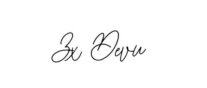 The best way (Bearetta-2O07w) to make a short signature is to pick only two or three words in your name. The name Zx Devu include a total of six letters. For converting this name. Zx Devu signature style 12 images and pictures png