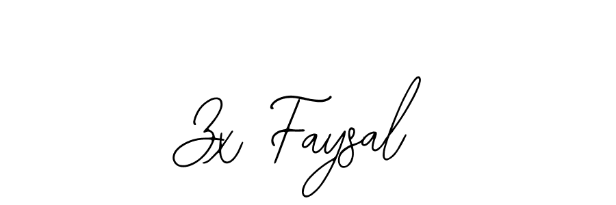 Design your own signature with our free online signature maker. With this signature software, you can create a handwritten (Bearetta-2O07w) signature for name Zx Faysal. Zx Faysal signature style 12 images and pictures png