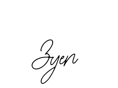 Make a beautiful signature design for name Zyen. Use this online signature maker to create a handwritten signature for free. Zyen signature style 12 images and pictures png