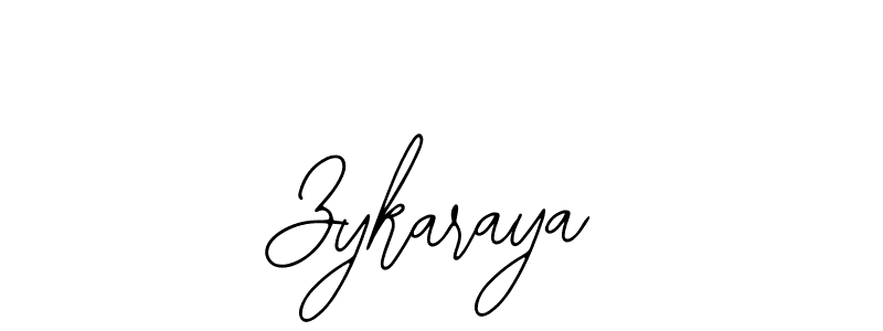 Design your own signature with our free online signature maker. With this signature software, you can create a handwritten (Bearetta-2O07w) signature for name Zykaraya. Zykaraya signature style 12 images and pictures png