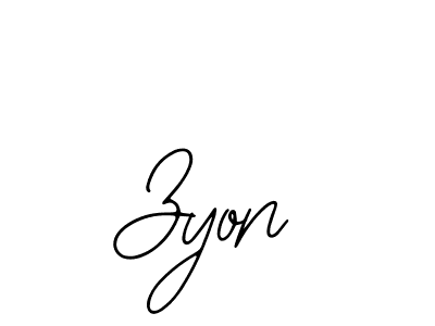 How to Draw Zyon signature style? Bearetta-2O07w is a latest design signature styles for name Zyon. Zyon signature style 12 images and pictures png