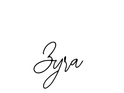 Make a beautiful signature design for name Zyra. With this signature (Bearetta-2O07w) style, you can create a handwritten signature for free. Zyra signature style 12 images and pictures png