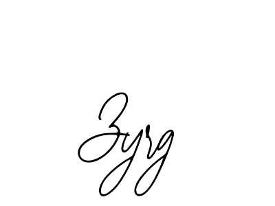 How to Draw Zyrg signature style? Bearetta-2O07w is a latest design signature styles for name Zyrg. Zyrg signature style 12 images and pictures png