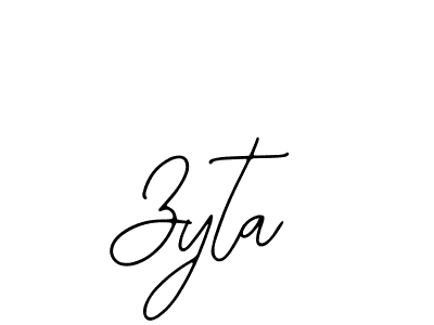 This is the best signature style for the Zyta name. Also you like these signature font (Bearetta-2O07w). Mix name signature. Zyta signature style 12 images and pictures png