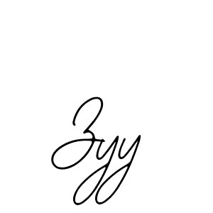 Make a beautiful signature design for name Zyy. With this signature (Bearetta-2O07w) style, you can create a handwritten signature for free. Zyy signature style 12 images and pictures png